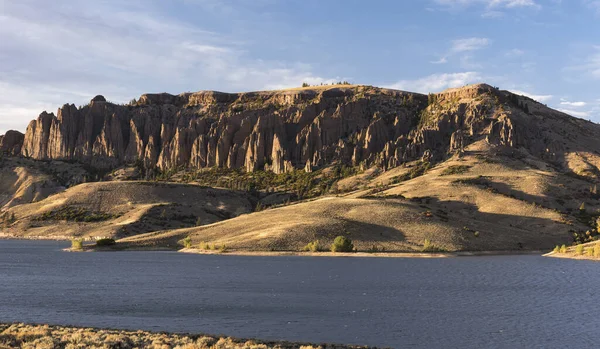 Dillon Pinnacles Rise Blue Mesa Reservoir Southwestern Colorado Curecanti National — Stock Photo, Image