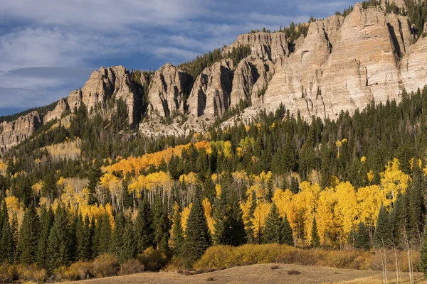 High Mesa Its Many Volcanic Pinnacle Formations Located Uncompahgre National — Stock Photo, Image