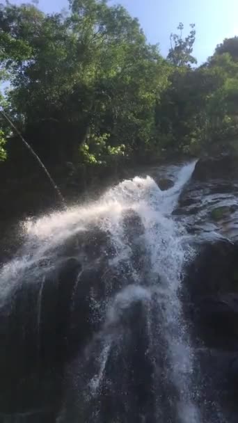 Wodospady Natury Filipiny — Wideo stockowe