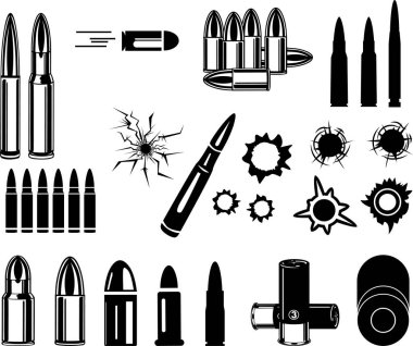 Bullet, Army, Weapon, Bullet Hole, Bullet Cartridge clipart