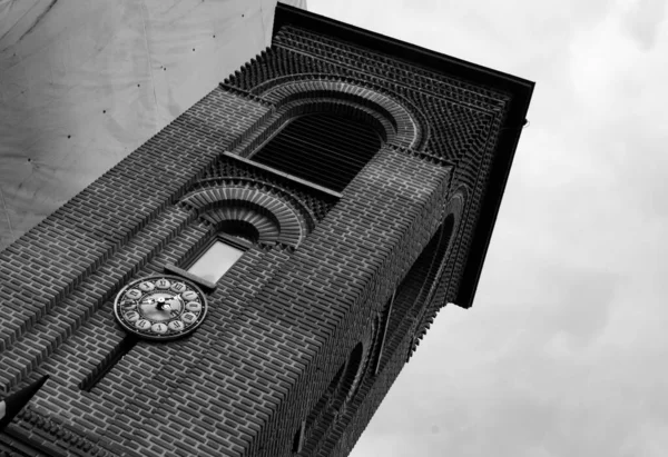 stock image Clock tower in Bucharest