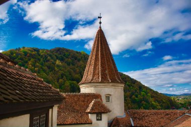 Romanya 'nın Brasov kentindeki Bran Kalesi