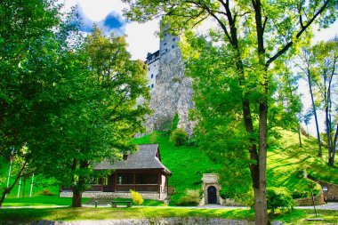 Romanya 'nın Brasov kentindeki Bran Kalesi