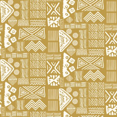 El çizimi soyut etnik kabilenin kusursuz deseni