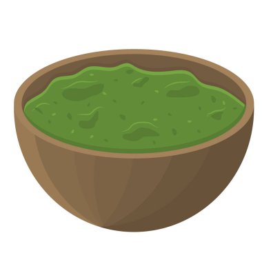 Guacamole resmi. Geleneksel Meksika yemekleri.