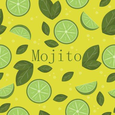 Kübalı alkollü mojito, naneli ve limonlu roma dayanır.. 