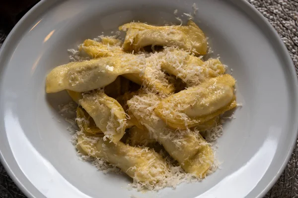 Закрити Касонцеллі Типове Бергамо Італійська Їжа — стокове фото