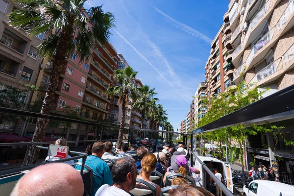 View Barcelona Tourist Bus Spain Barcelona May 2023 — Stock Photo, Image
