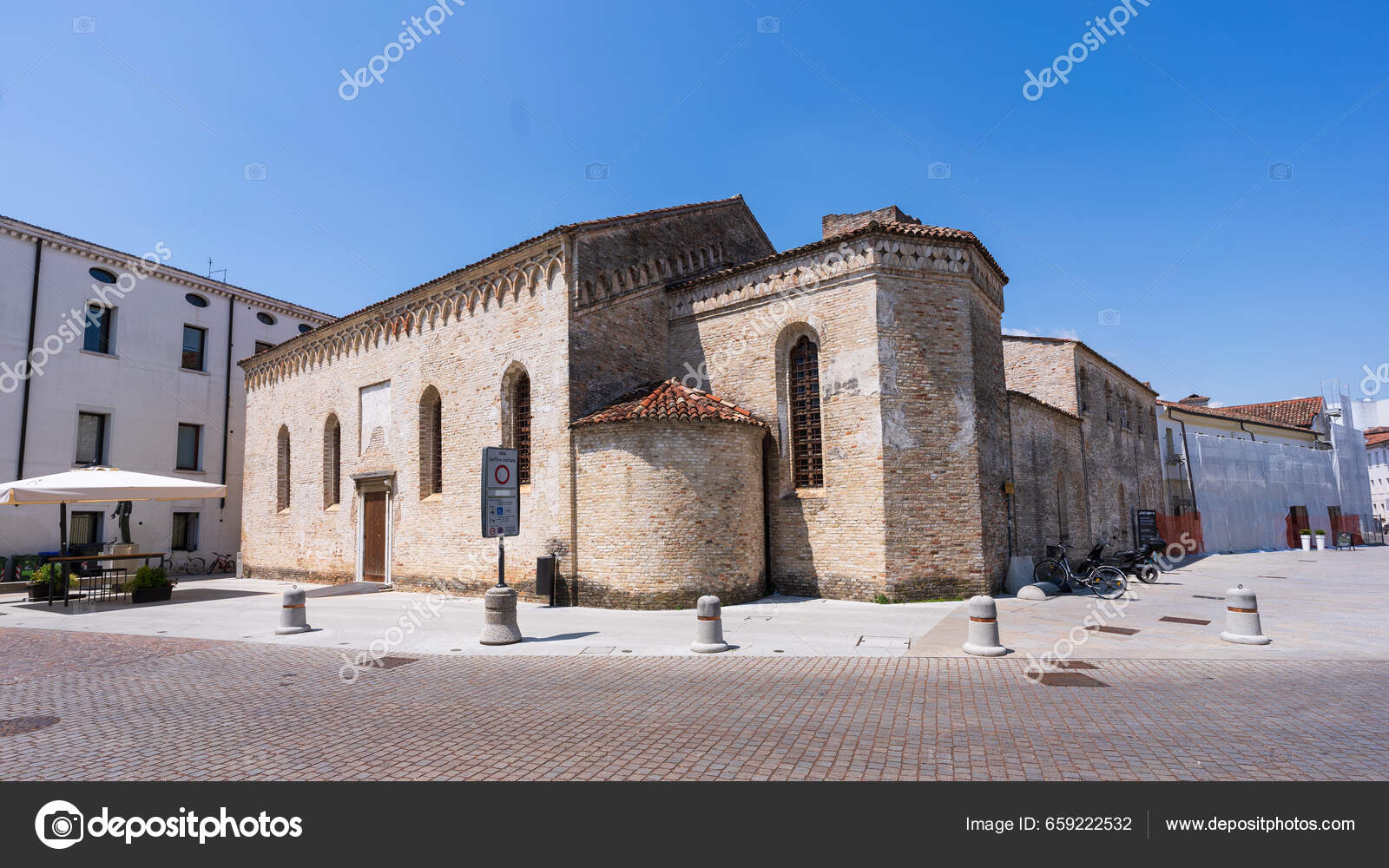 Pordenone Italy_May 2023 Former Convent San Francesco Historic Center