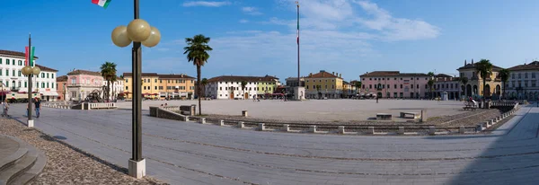 Palmanova Ιταλία Μαΐου 2023 Πανοραμική Θέα Της Μεγάλης Πλατείας Της — Φωτογραφία Αρχείου
