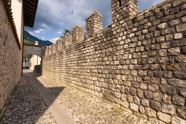 Вид Старі Стіни Периметру Венцоне Вензоне Фріулі_Італія Червня 2023 — стокове фото