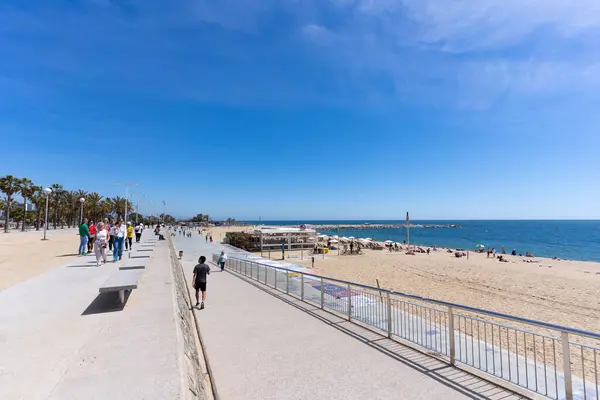 Spanyol Barcelona Mei 2023 Pemandangan Pantai Barcelona — Stok Foto