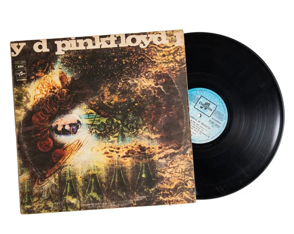stock image A Saucerful of Secrets is the second studio album by the British rock band Pink Floyd. isolated white background. Udine Italy_July 4 2023