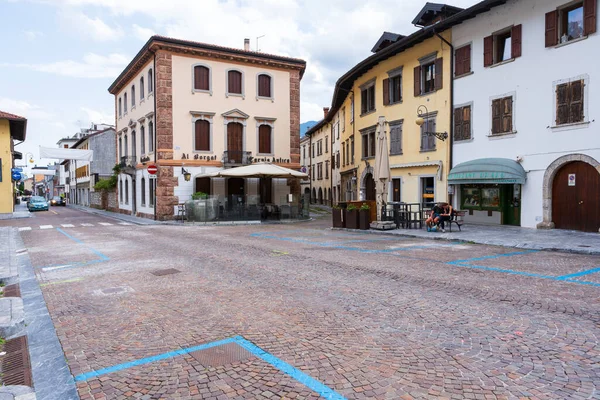 Tolmezzo Itália Julho 2023 Centro Histórico Tolmezzo Friuli — Fotografia de Stock