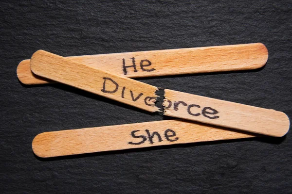 Couple Concept Separation Divorce Breakup — Stock Photo, Image