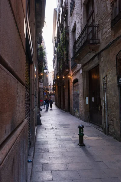 Spain Barcelona May 2023 Alley Gothic Quarter Barcelona — Stock Photo, Image