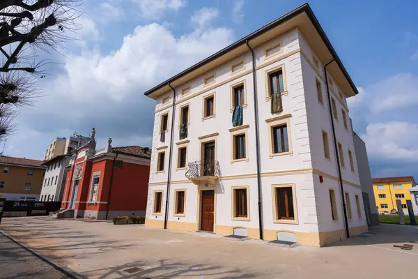 stock image view of the municipality of Spilimbergo in Friuli Venezia Giulia
