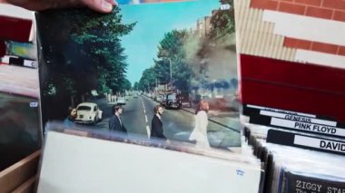 Udine, İtalya _ 12 Mayıs _ 2024. İngiliz grup The Beatles 'ın 