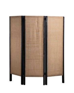 Ekranda jüt paneller var. izole edilmiş beyaz arkaplan