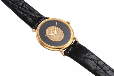 Piaget kol saati, referans 9822, 18 kt sarı altın çanta, akik ve elmas arama. Milan mı? İtalya 14 Nisan 2025