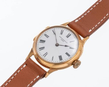 Patek Philippe Manuel Viraj Nöbeti, 18 kt Rose Gold Menteşeli Çanta ve Porselen Çevirme. Milan mı? İtalya 14 Nisan 2025