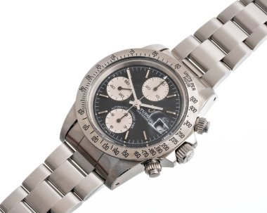 Tudor otomatik kronograf, Big Block modeli, referans 79180, gri kadranlı çelik kasa. Milan mı? İtalya _ 14 Nisan _ 2025