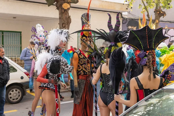 Karneval Torrevieja Spanien Februari 2023 Högkvalitativt Foto — Stockfoto