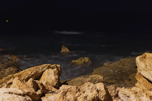 Вид Море Шторм Морской Фон Высокое Качество Фото — стоковое фото