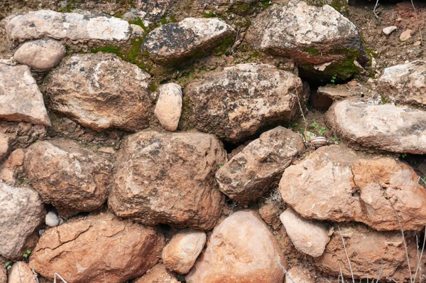 Текстура Камінням Крупним Планом Доріжка Камінням Місце Напису Високоякісна Фотографія — стокове фото