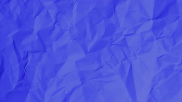Красочный Бумажный Слайд Перехода Между Сценами Место Письма Скомканный Бумажный — стоковое видео
