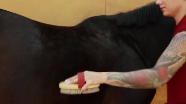 Siyah gömlekli genç bir adam.