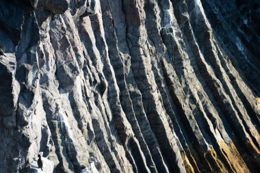 İzlanda 'dan gelen doğal doku, renk ve şekle yakın çekim. Çok güzel.