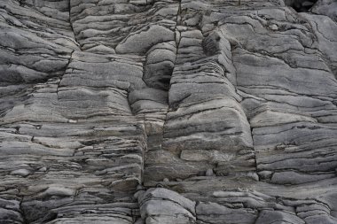 İzlanda 'dan gelen doğal doku, renk ve şekle yakın çekim. Çok güzel.