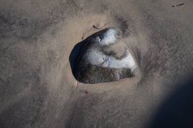 İzlanda 'dan gelen doğal doku, renk ve şekle yakın çekim. Arkaplan için güzel soyut ve sanatsal doğa.