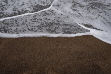 İzlanda 'dan gelen doğal doku, renk ve şekle yakın çekim. Arkaplan için güzel soyut ve sanatsal doğa.