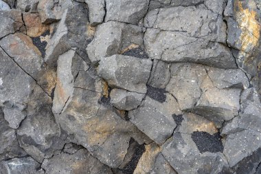 İzlanda 'dan gelen doğal doku, renk ve şekle yakın çekim. Arkaplan için güzel soyut ve sanatsal doğa.