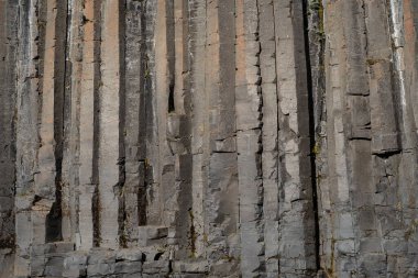 İzlanda 'dan gelen doğal doku, renk ve şekle yakın çekim. Arkaplan için güzel soyut ve sanatsal doğa.