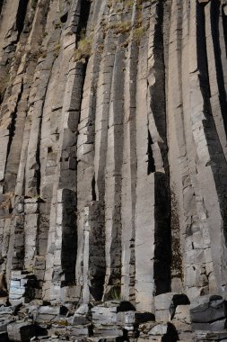 İzlanda 'dan gelen doğal doku, renk ve şekle yakın çekim. Arkaplan için güzel soyut ve sanatsal doğa.