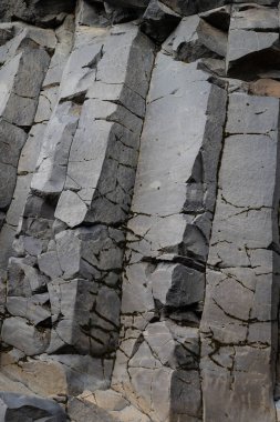 İzlanda 'dan gelen doğal doku, renk ve şekle yakın çekim. Arkaplan için güzel soyut ve sanatsal doğa.