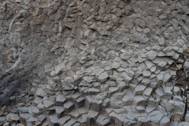 İzlanda 'dan gelen doğal doku, renk ve şekle yakın çekim. Arkaplan için güzel soyut ve sanatsal doğa.