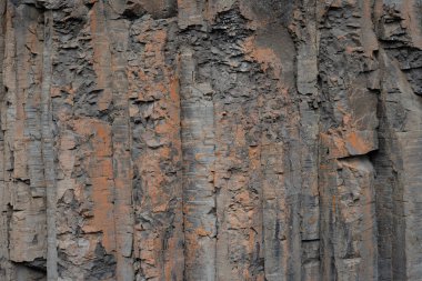 İzlanda 'dan gelen doğal doku, renk ve şekle yakın çekim. Arkaplan için güzel soyut ve sanatsal doğa.