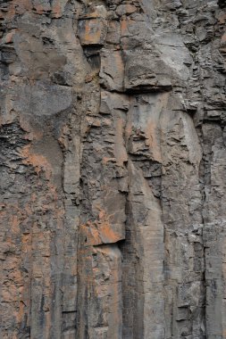 İzlanda 'dan gelen doğal doku, renk ve şekle yakın çekim. Arkaplan için güzel soyut ve sanatsal doğa.
