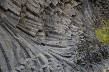 İzlanda 'dan gelen doğal doku, renk ve şekle yakın çekim. Arkaplan için güzel soyut ve sanatsal doğa.
