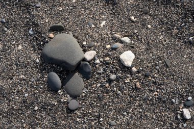 İzlanda 'dan gelen doğal doku, renk ve şekle yakın çekim. Arkaplan için güzel soyut ve sanatsal doğa.