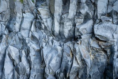 İzlanda 'dan gelen doğal doku, renk ve şekle yakın çekim. Arkaplan için güzel soyut ve sanatsal doğa.