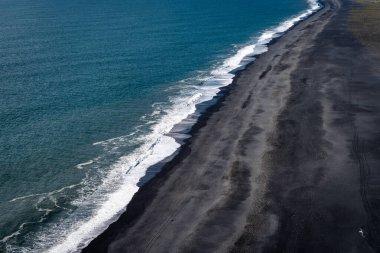 İzlanda 'dan gelen doğal doku, renk ve şekle yakın çekim. Arkaplan için güzel soyut ve sanatsal doğa.