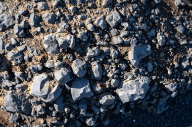 İzlanda 'dan gelen doğal doku, renk ve şekle yakın çekim. Arkaplan için güzel soyut ve sanatsal doğa.