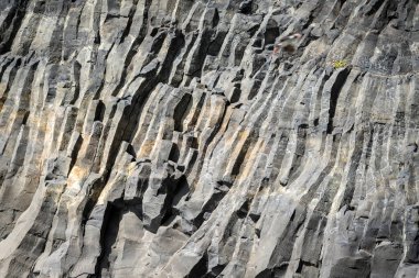 İzlanda 'dan gelen doğal doku, renk ve şekle yakın çekim. Arkaplan için güzel soyut ve sanatsal doğa.