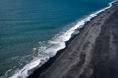 İzlanda 'dan gelen doğal doku, renk ve şekle yakın çekim. Arkaplan için güzel soyut ve sanatsal doğa.