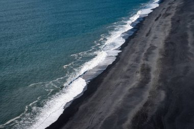 İzlanda 'dan gelen doğal doku, renk ve şekle yakın çekim. Arkaplan için güzel soyut ve sanatsal doğa.